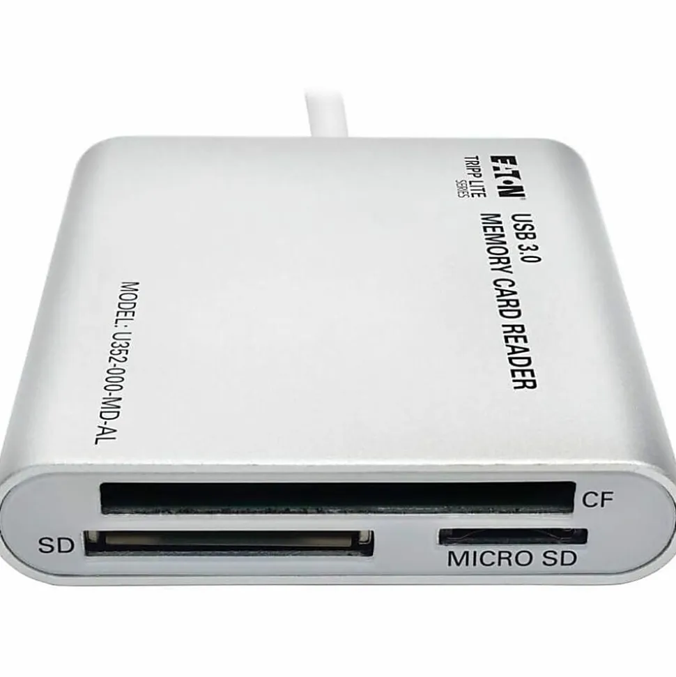 Eaton Tripp Lite Series USB 3.0 SuperSpeed Multi-Drive Memory Card Reader/Writer Aluminum 5Gbps