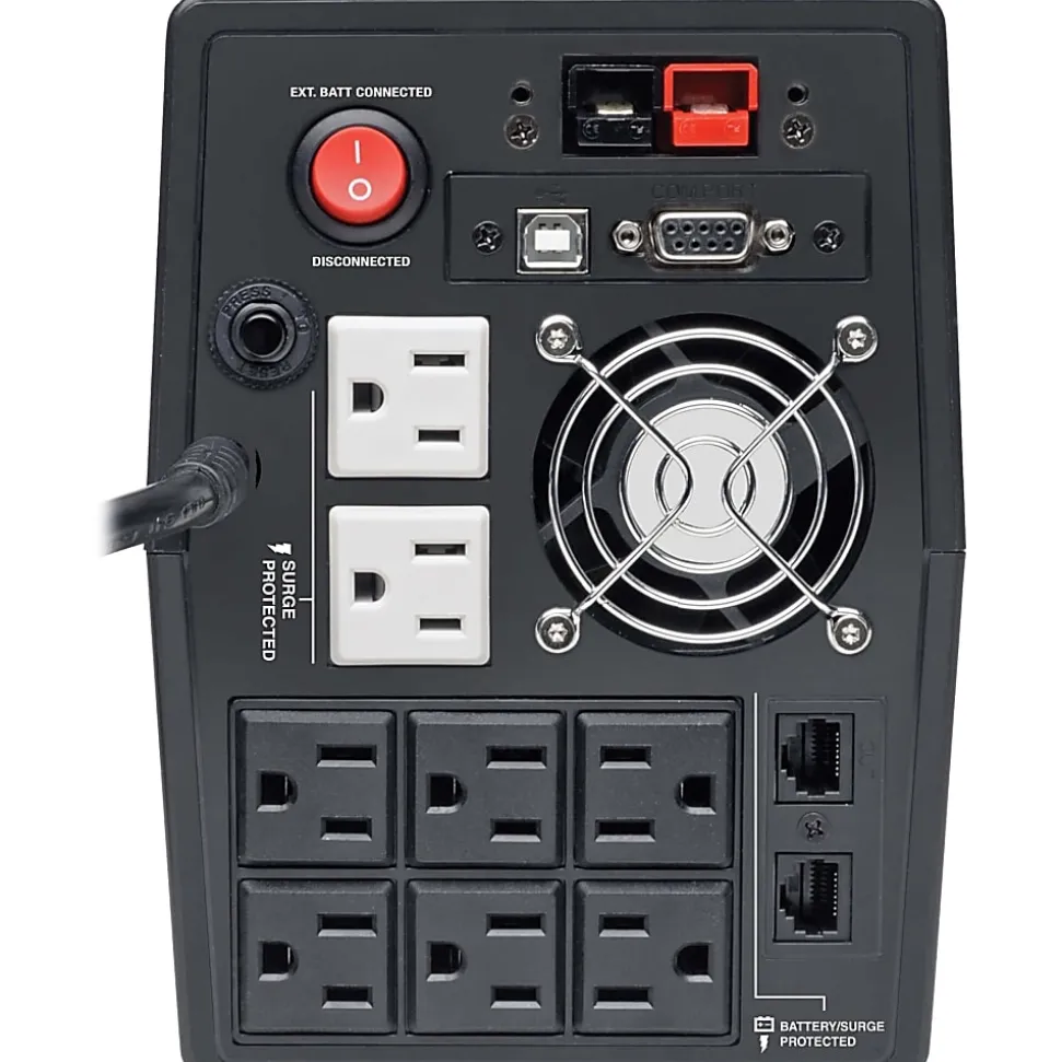 Eaton Tripp Lite Series 1440VA 940W Line-Interactive UPS, 8 NEMA 5-15R Outlets, AVR, USB, Serial, LCD, Extended Run, Tower, OMNIVS1500XL