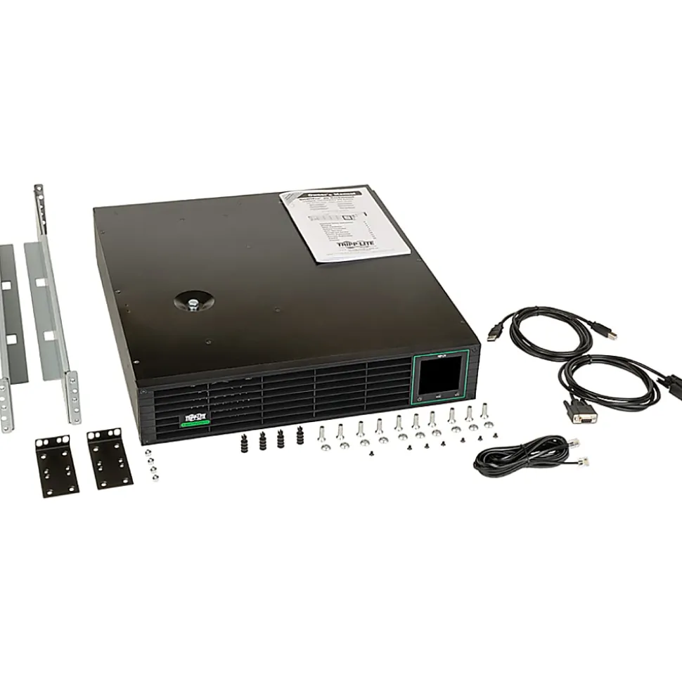 Eaton Tripp Lite Series 1500VA 1440W UPS Smart Lithium Ion LiFePO4 LCD USB DB9 2URM - UPS (rack-mountable) - SMART1500RM2UL