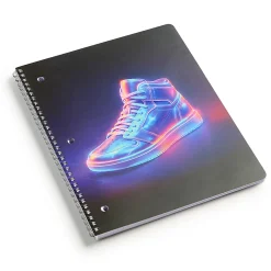 Eccolo BTS Notebook, 8-1/2" x 11", 1 Subject, College Rule, 80 Sheets, Sneaker