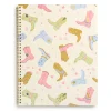 Eccolo BTS Notebook, 8-1/2" x 11", 1 Subject, College Rule, 80 Sheets, Boots & Bouquets
