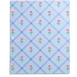 Eccolo BTS 2-Pocket Fashion Folder, 11-5/8" x 9-5/8", Plaid