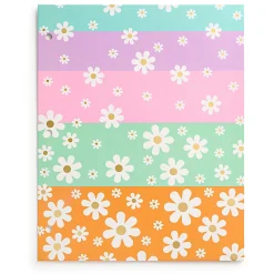 Eccolo BTS 2-Pocket Folder, 8-1/2" x 11", Daisies