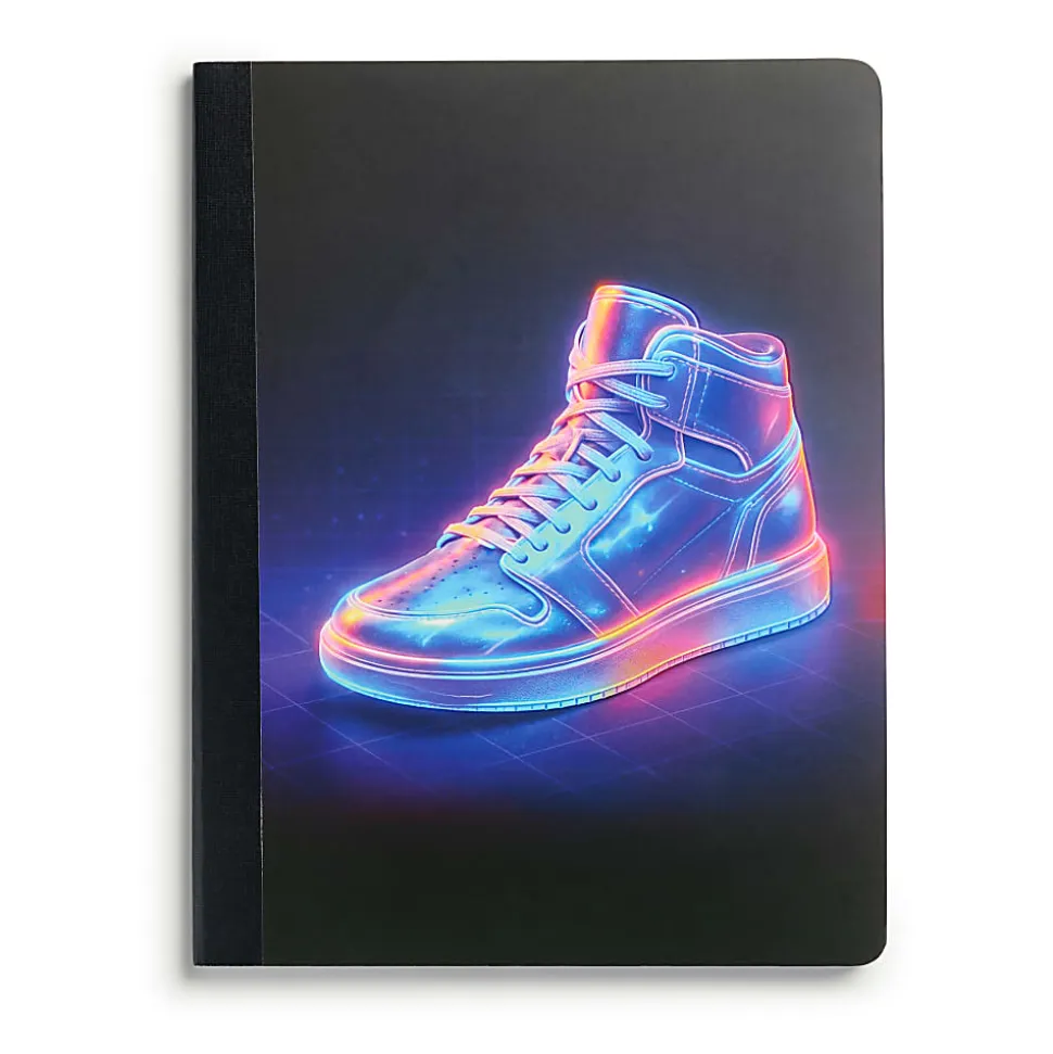 Eccolo CompBook, 7-1/2” x 9-3/4", 1 Subject, College Rule, 80 Sheets, Sneaker