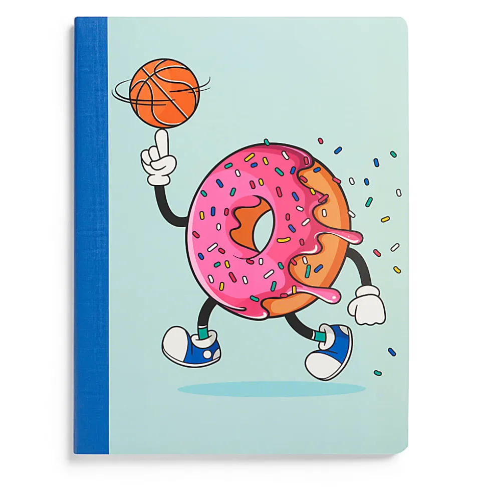 Eccolo CompBook, 7-1/2” x 9-3/4", 1 Subject, College Rule, 80 Sheets, Doughnut