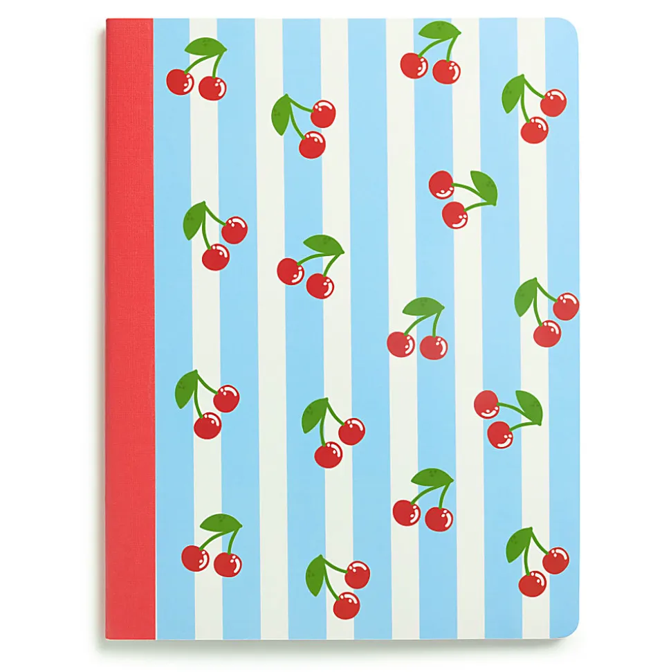 Eccolo CompBook, 7” x 9", 1 Subject, College Rule, 80 Sheets, Cherries