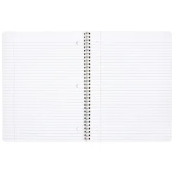 Eccolo Composition Spiral Notebook, 8-1/2” x 11-3/4”, 1 Subject, College Rule, 80 Sheets, Preppy Chic