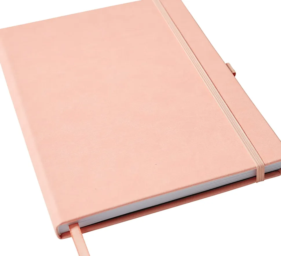 Eccolo Cool Jazz Journal, 7” x 9-3/4”, 192 Pages, Peach/Cool Gray
