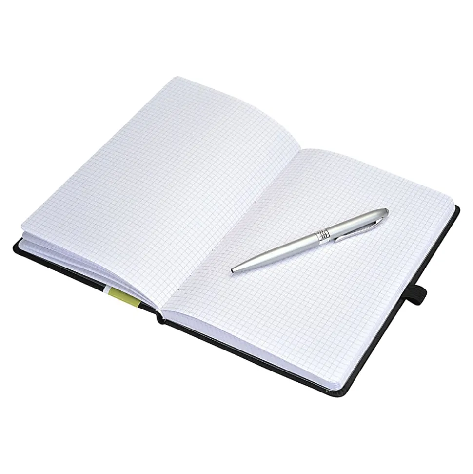 Eccolo™ Cool Jazz Journal, 3 1/2" x 5 1/2", Ruled, 192 Pages, Black