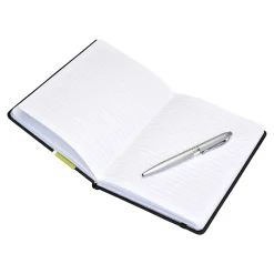 Eccolo™ Cool Jazz Journal, 5 1/2" x 8", Ruled, 192 Pages, Black