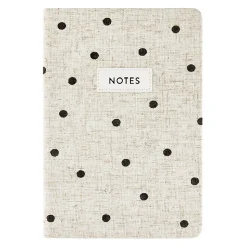 Eccolo Hardcover Journal, 6” x 8”, College Rule, 256 Pages, Polka Dot