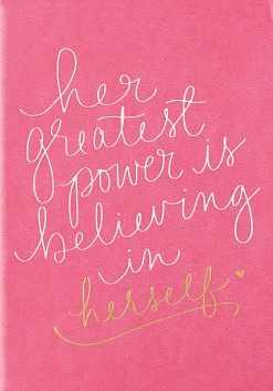 Eccolo Her Greatest Flexi Journal, 6” x 8”, 256 pages, Hot Pink/White