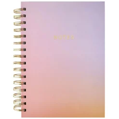 Eccolo Spiral Journal, 6” x 8”, College Rule, 160 Sheets, Sunset Ombre