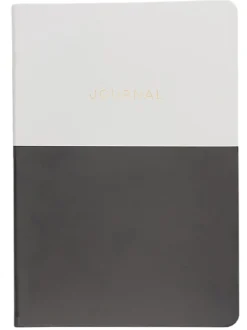 Eccolo Style Journal, 6” x 8”, 256 Pages, Black & White/Ivory