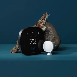 ecobee Smart Thermostat Premium - For Room - Alexa, Siri, HomeKit, SmartThings, IFTTT, Google Assistant Supported