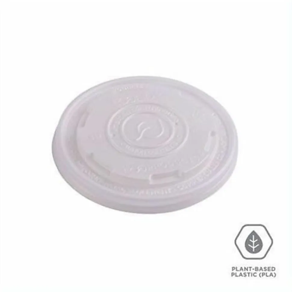ECO World Art Soup Container EcoLids, White, Pack Of 1,000 Lids