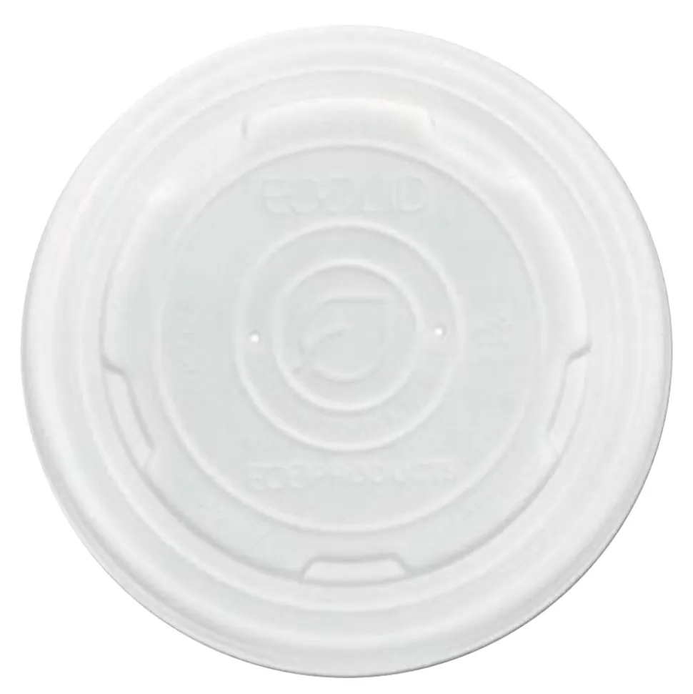 ECO World Art Soup Container EcoLids, White, Pack Of 1,000 Lids