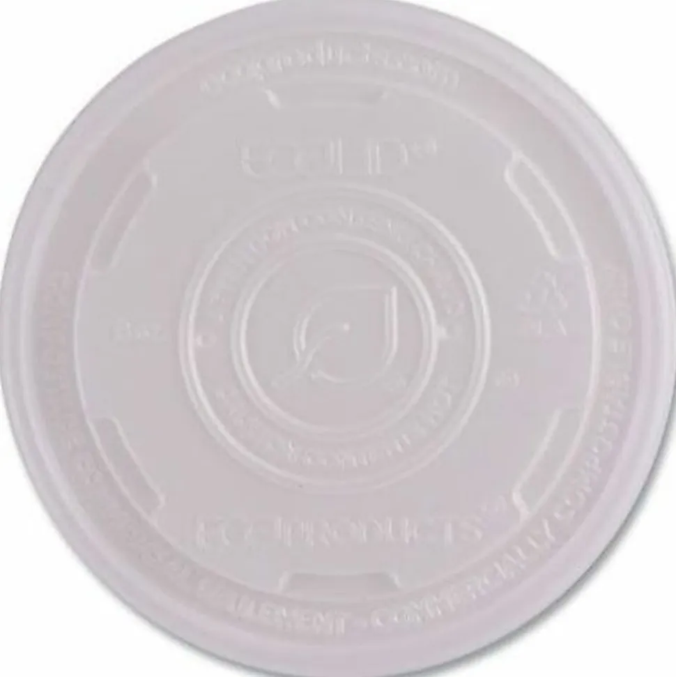 ECO World Art Soup Container EcoLids, White, Pack Of 1,000 Lids