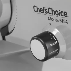 Edgecraft Chef'sChoice 615A Electric Food Slicer, 10-5/8