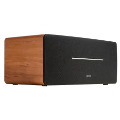 Edifier D12 Desktop 70W Continuous-Power Bluetooth Amplified Integrated Stereo Speaker With Remote, Brown