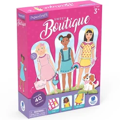 Educational Insights PaperCraft Sweet Boutique Paper Dolls Set