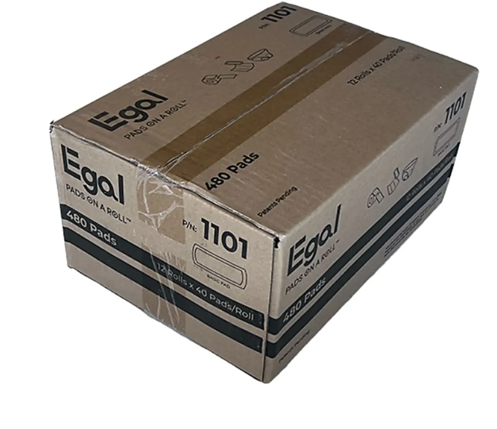 Egal Pads On A Roll, 40 Pads Per Roll, Package Of 12 Rolls