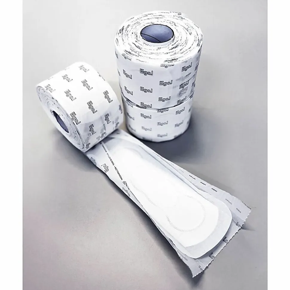 Egal Pads on a Roll Sanitary Napkins Roll - Regular - Anti-leak - 12 / Carton