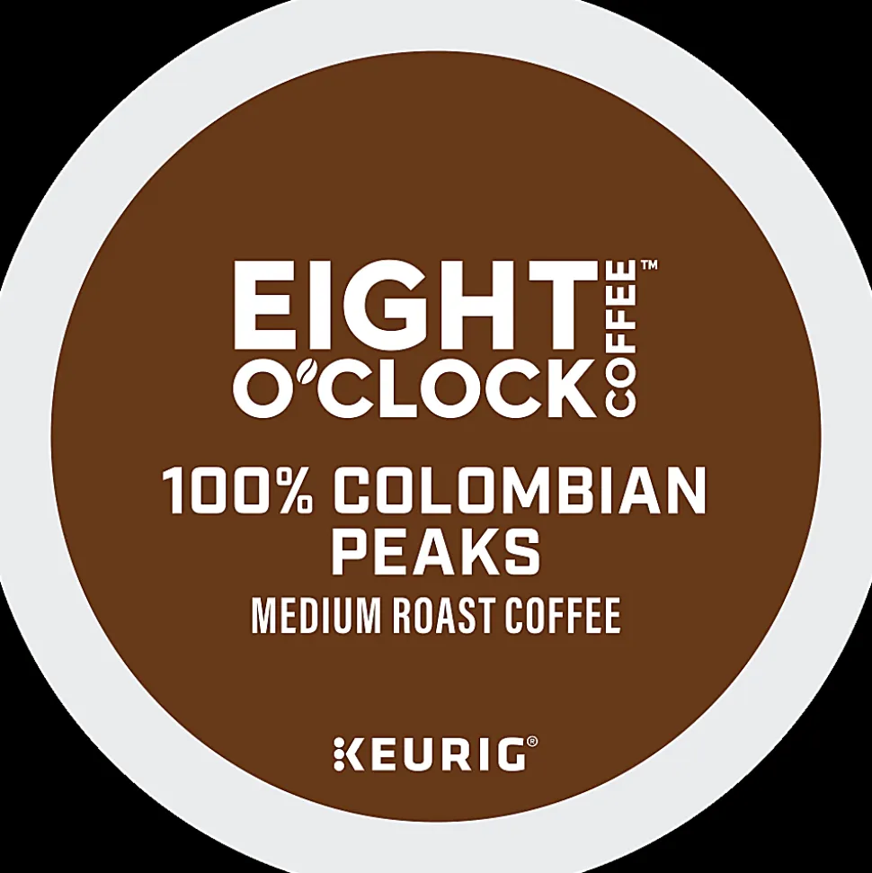Eight O'Clock® Single-Serve Coffee K-Cup® Pods, Colombian, Carton Of 24