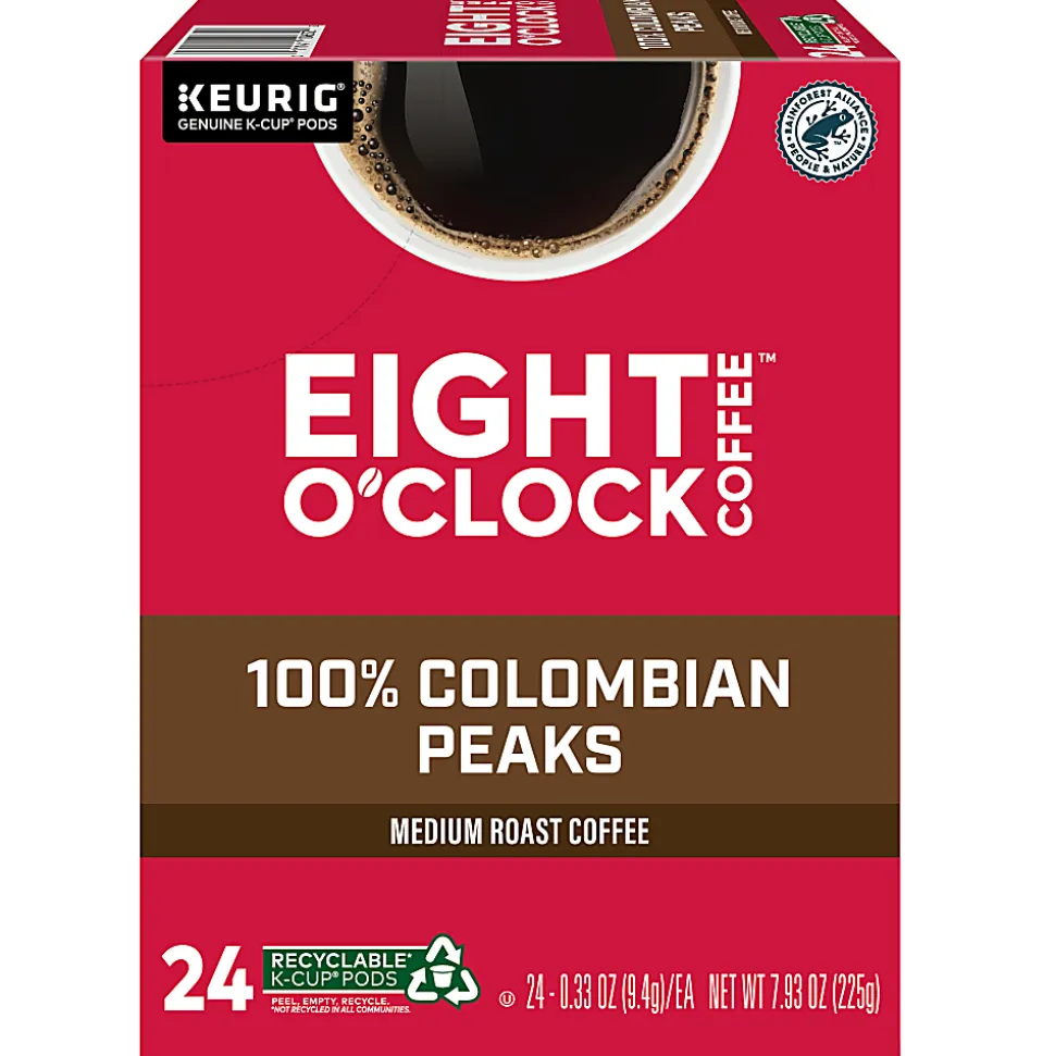Eight O'Clock® Single-Serve Coffee K-Cup® Pods, Colombian, Carton Of 24