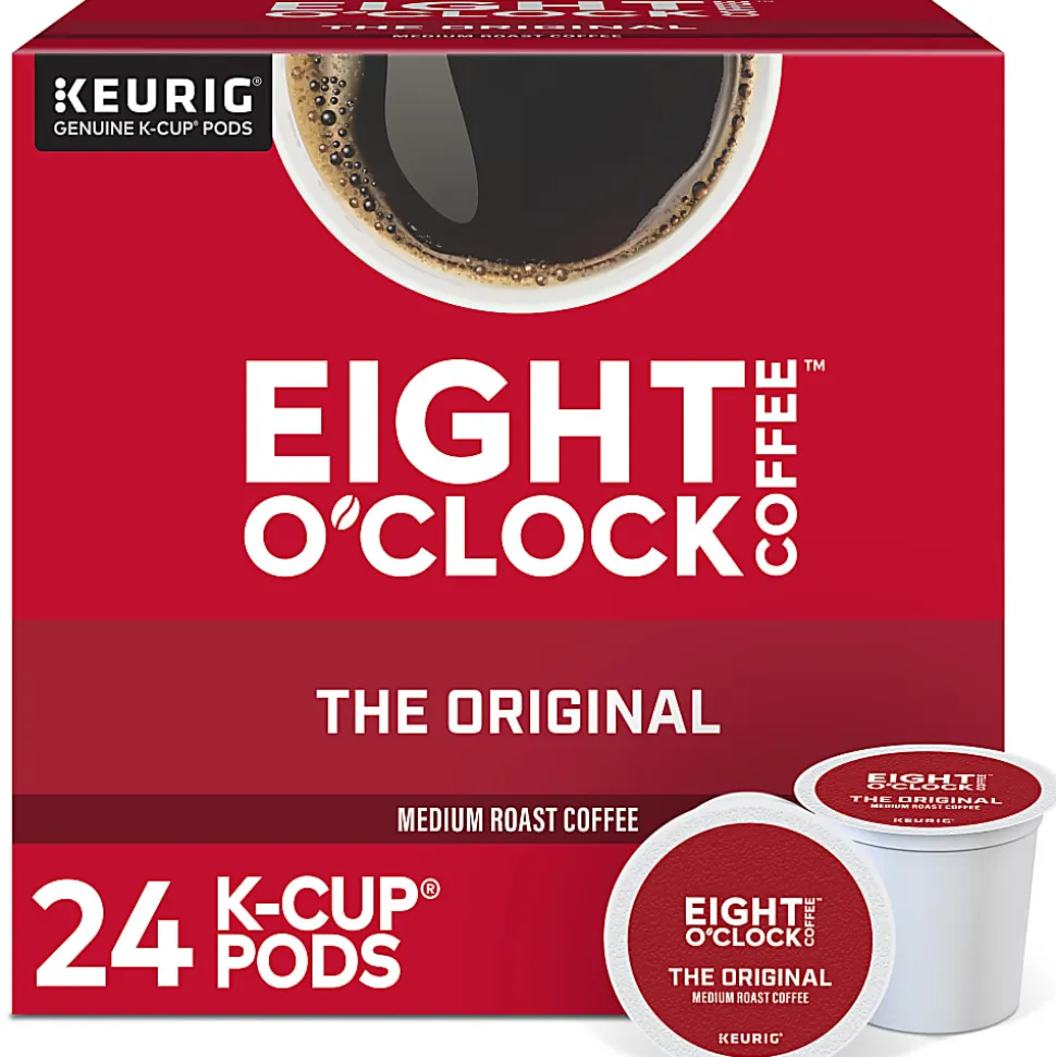 Eight O'Clock® Single-Serve Coffee K-Cup® Pods, Original, Carton Of 24