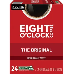 Eight O'Clock® Single-Serve Coffee K-Cup® Pods, Original, Carton Of 24
