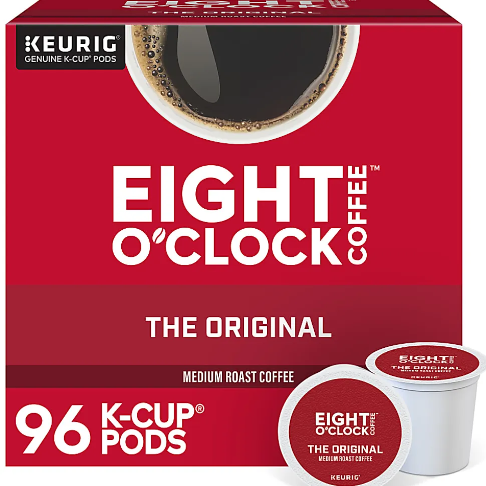 Eight O'Clock® Single-Serve Coffee K-Cup®, Original, 96 Count (4 Packs of 24)