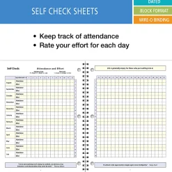 2026-2027 ELAN Publishing Weekly/Monthly Academic Year Student Planner, 8-1/2" x 11", Blue, August To July, Total Qty 1
