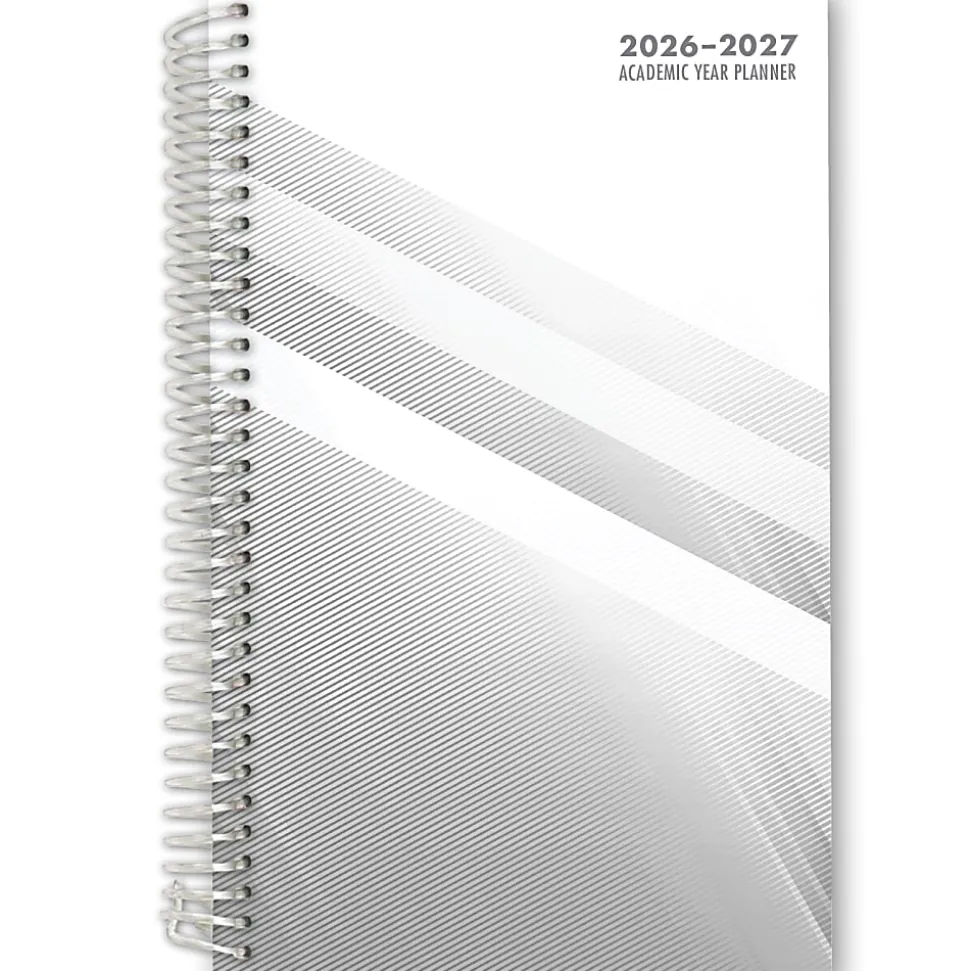 2026-2027 ELAN Publishing Weekly/Monthly Academic Year Student Planner, 5” x 8", White, August To July, Total Qty 1