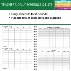 2026-2027 ELAN Publishing Weekly/Monthly Academic Year Teacher Lesson Planner, 8-1/2