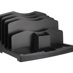 Eldon® Smart Sorter™ System With Trays, Black
