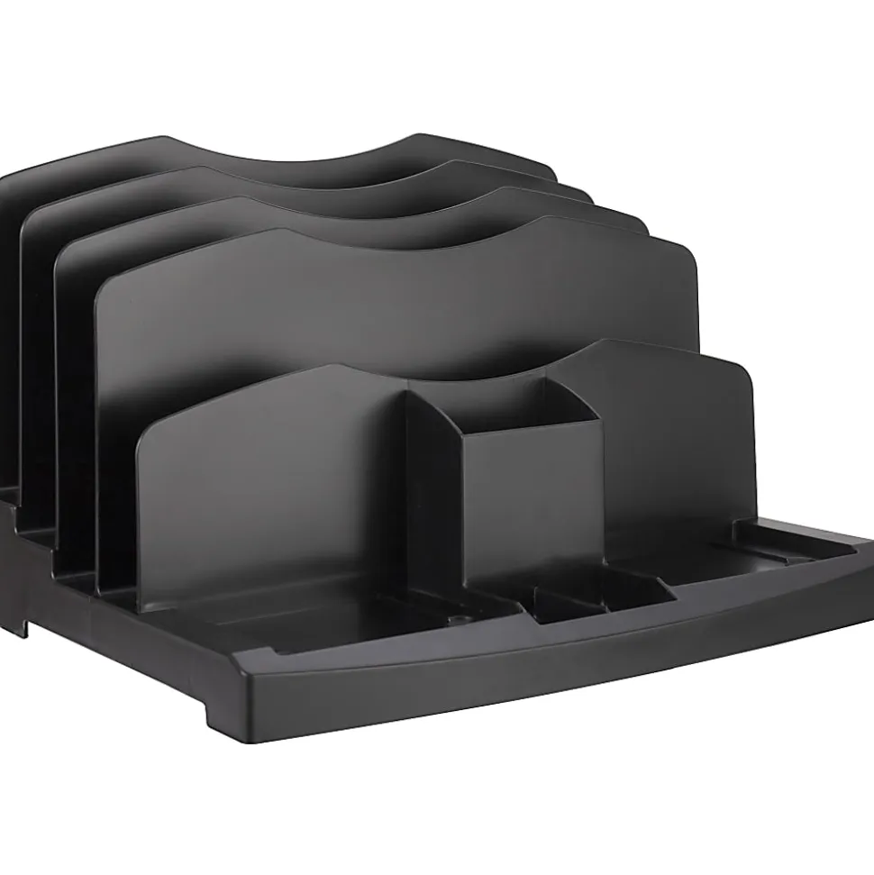 Eldon® Smart Sorter™ System With Trays, Black
