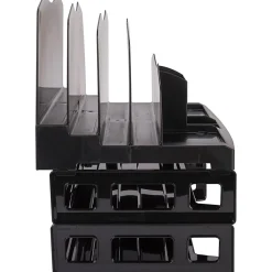 Eldon® Smart Sorter™ System With Trays, Black
