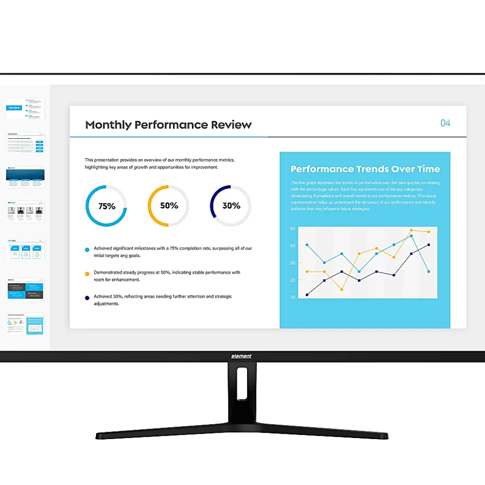 Element EM2FPAB27B 27" 1080P Frameless IPS PC Monitor