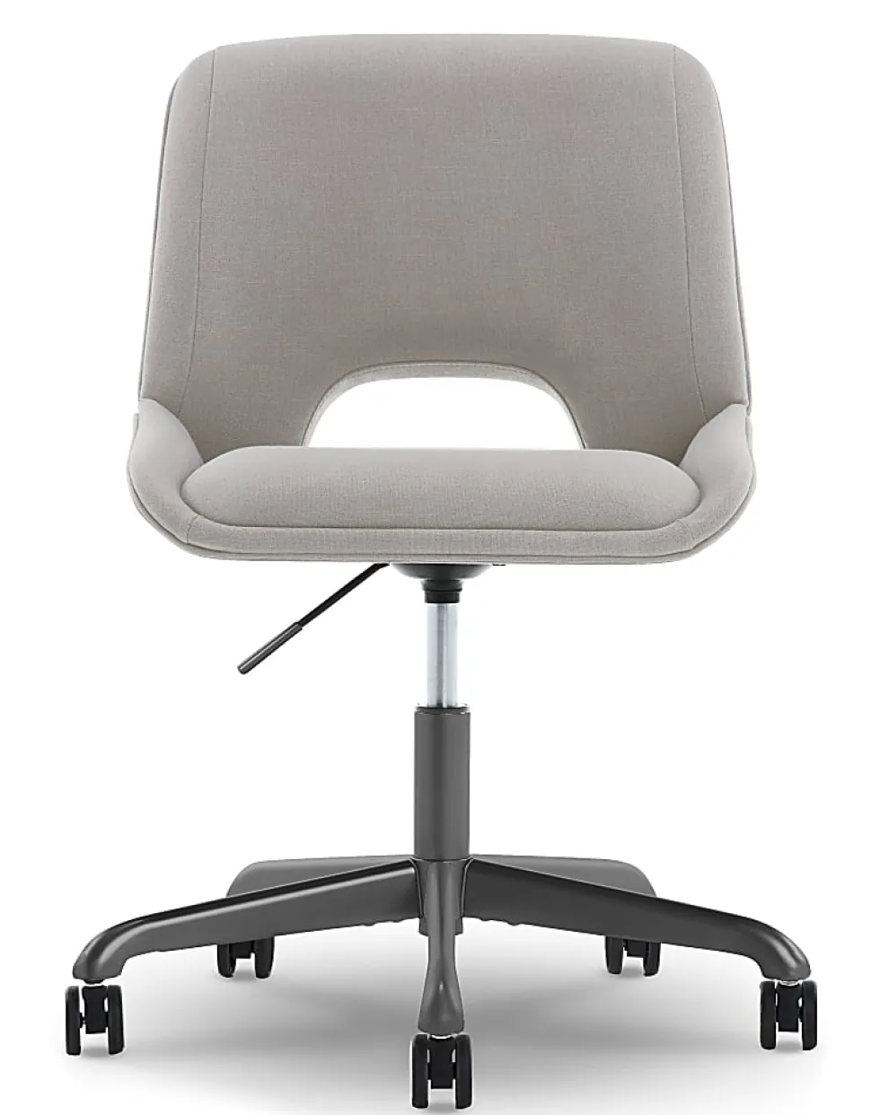 Elle Décor Laissy Low-Back Task Chair, Linen Color