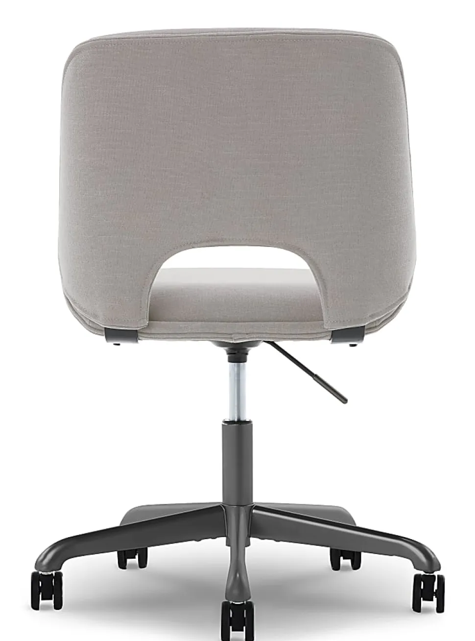 Elle Décor Laissy Low-Back Task Chair, Linen Color