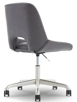 Elle Décor Laissy Low-Back Task Chair, Gray