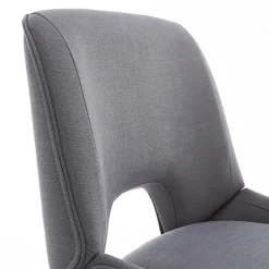 Elle Décor Laissy Low-Back Task Chair, Gray
