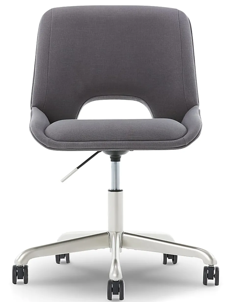 Elle Décor Laissy Low-Back Task Chair, Gray