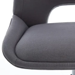 Elle Décor Laissy Low-Back Task Chair, Gray