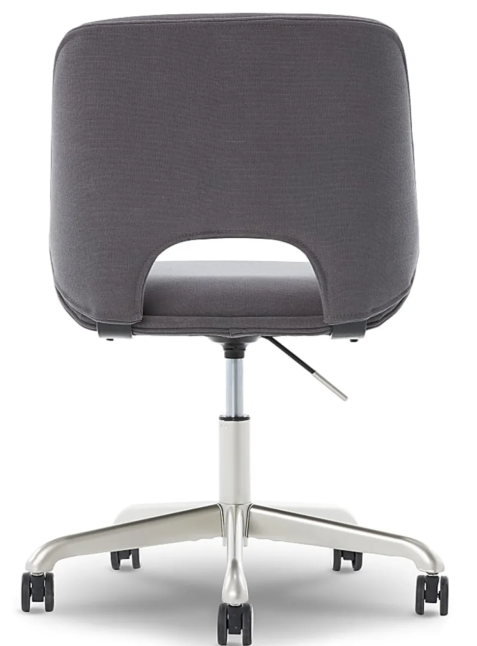Elle Décor Laissy Low-Back Task Chair, Gray