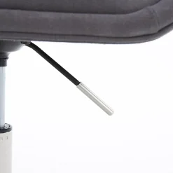 Elle Décor Laissy Low-Back Task Chair, Gray