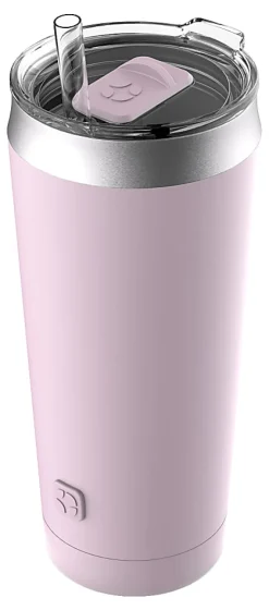 Ello Beacon Insulated Stainless Steel Tumbler, 24 Oz, Pink