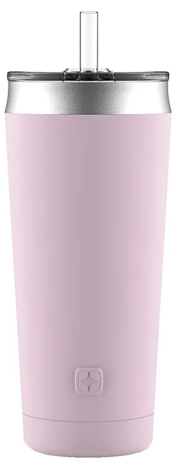 Ello Beacon Insulated Stainless Steel Tumbler, 24 Oz, Pink