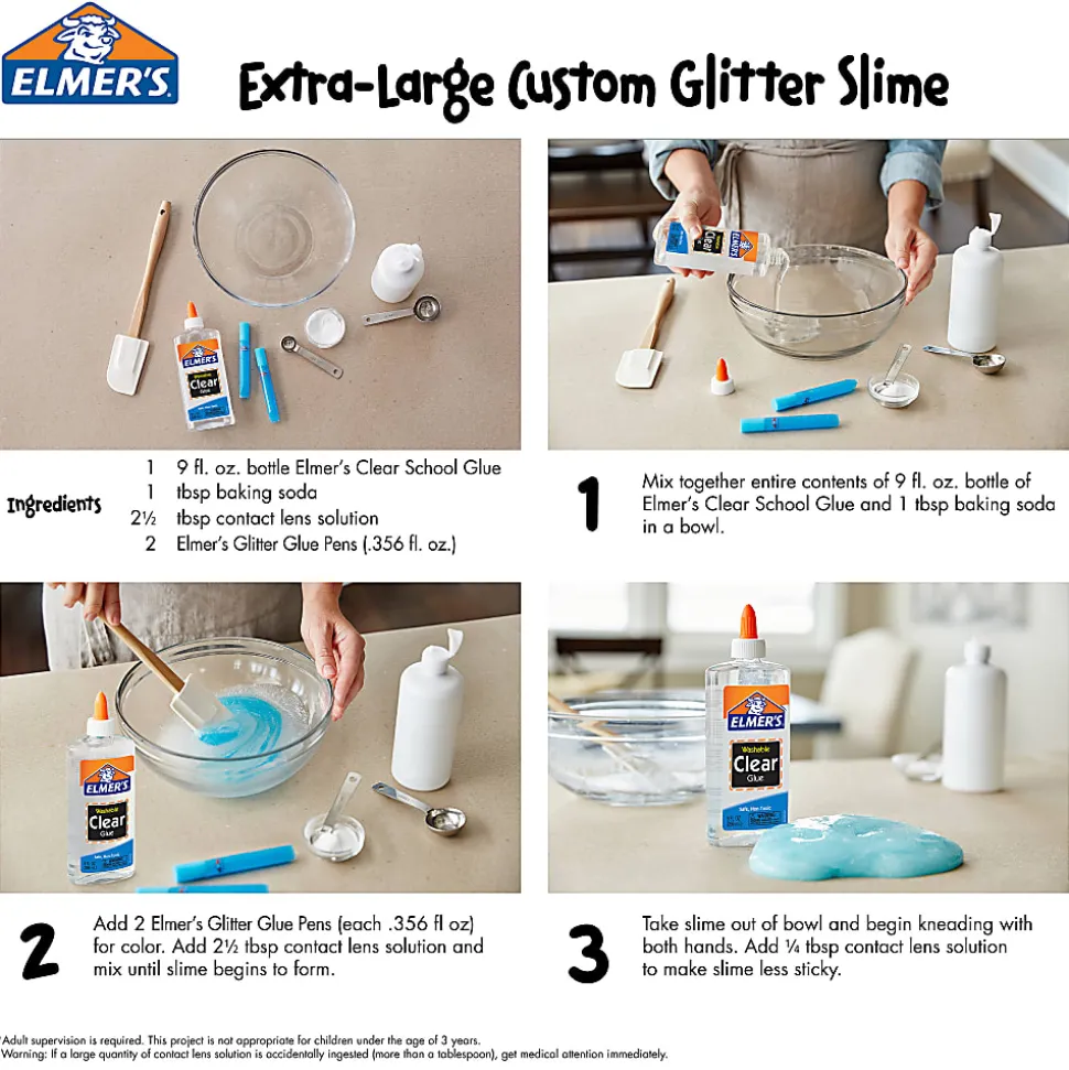 Elmer's® Clear Washable School Glue, 5 Oz.